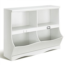 Kids Storage Unit Baby Toy Organizer Children Bookshelf Bookcase-White - Color: - £119.00 GBP