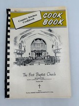 Country Kitchen Cookbook First Baptist Church Connecticut Vintage 1981 - $12.59