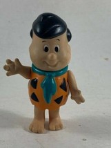 Fred Flintstone 1986 Figure PVC Poseable 3.5&quot; Coleco - £5.45 GBP