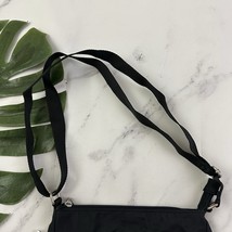 Baggallini Cross Body Purse Bag Black Subtle Leopard Print Nylon Lightwe... - $28.70