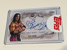 Bret Hitman Hart Autograph WWF 2015 Topps ON CARD auto signature SEALED case WWE - £389.34 GBP