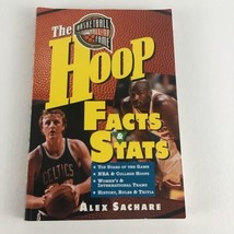 The Basketball Hall Of Fame Hoop Facts &amp; Stats Book NBA Alex Sachare Vintage 90s - £11.79 GBP
