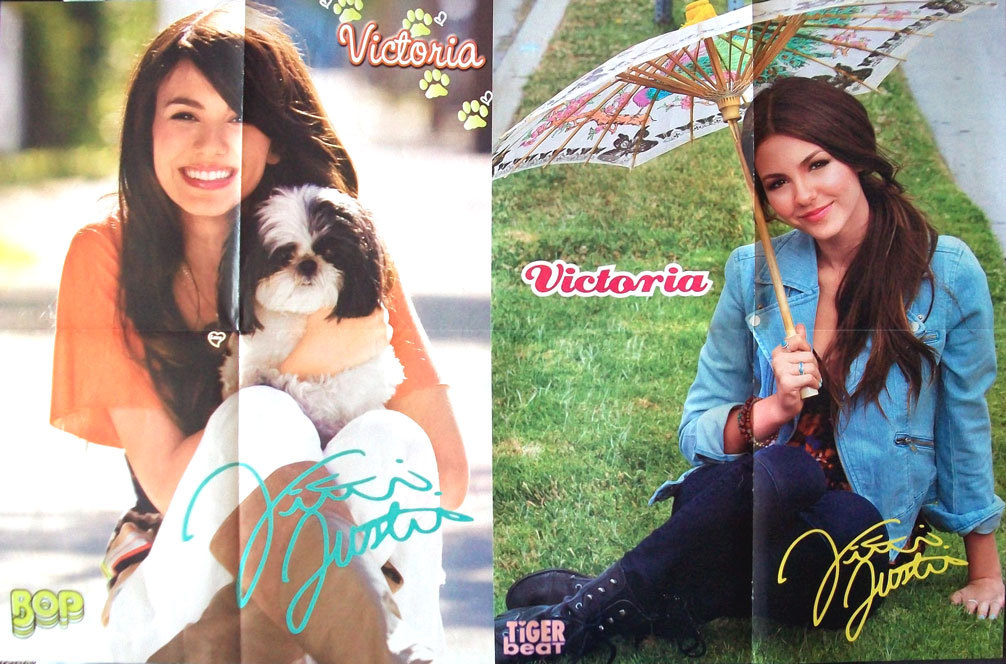 VICTORIA JUSTICE ~ Four (4) Color POSTERS 16&quot;x22&quot; each Victorious from 2... - $6.67