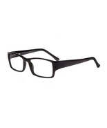 New Designer Inspired SUCCESS SS-87 Black Eyeglasses 53mm with Case - $54.26 CAD