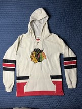 CCM Chicago Blackhawks Hoodie Youth Large 14/16 White Pullover Jacket NH... - $554.64 MXN