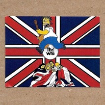 The Who Homer Simpson - Vinyl Sticker 2.5&quot; x 1.875&quot; Waterproof Durable Sunproof - £3.10 GBP