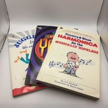 Lot 3 Books Kids Fun Juggling For Complete Klutz Yo-Yo Harmonica Country... - £15.61 GBP