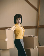Annette Funicello 1960's posing in warehouse with boxes 16x20 Canvas - $69.99