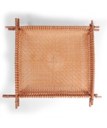 Vintage Native Venezuelan Food Flour Grain Sifter Woven Square Basket Sieve - $123.07 CAD