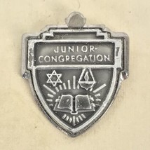 Vintage Jewish Junior Congregation Hebrew Pin Button New on Card - £7.86 GBP