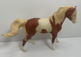 Breyer Reeves Chestnut Pinto Horse Blonde Mane Silver Logo - 9&quot; Classic - $16.36
