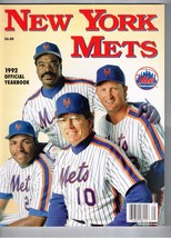 1992 MLB New York Mets Yearbook Baseball Shea Stadium eddie murray bret saberhag - £27.37 GBP