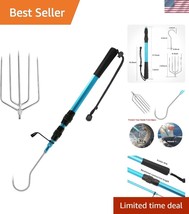 Durable Telescopic Fish Hook Gaff with Non-Slip Handle - Expandable to 5... - £46.83 GBP