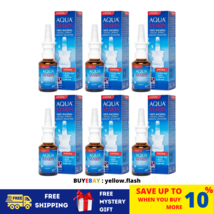 6 X 30ml AQUA MARIS Strong 100% Natural [Decongestant] Nasal Spray - Col... - £74.51 GBP