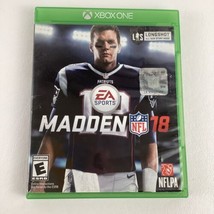 Xbox One Madden 18 Nfl Football Video Game Tom Brady Ea Sports - $12.82