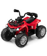 12V Kids Ride On ATV 4 Wheeler with MP3 and Headlights-Red - Color: Red - €235,40 EUR
