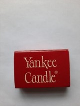 Vtg Matchbox Maroon Cover Yankee Candle Full Box Unstruck Wooden Memorabilia - £4.26 GBP