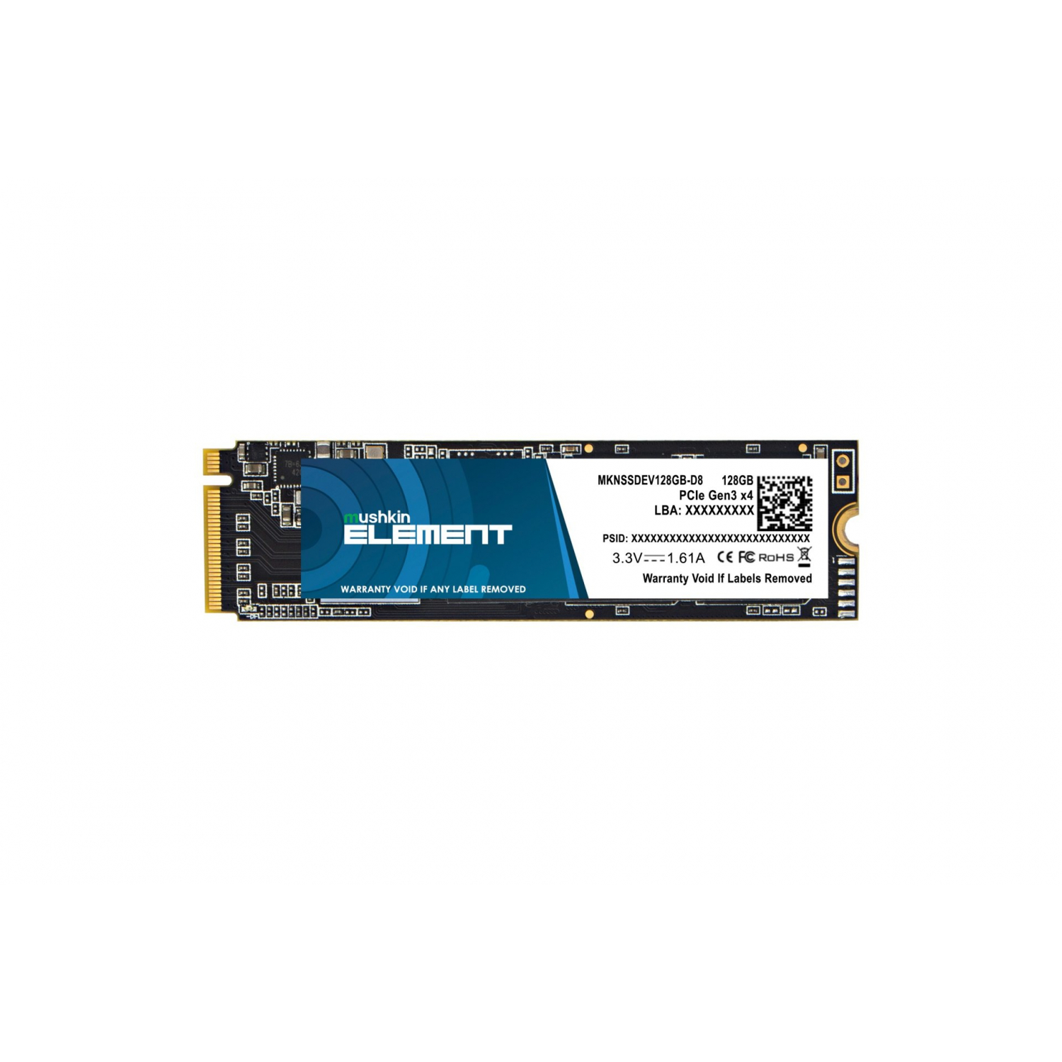 Edge Memory MKNSSDEV128GB-D8 128GB ELEMENT M.2 2280 PCIE GEN3 X4 SSD - $98.36
