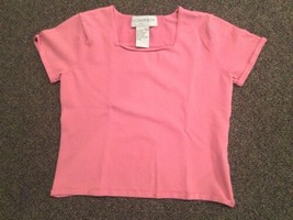 Sag Harbor Petite Short Sleeve Shirt, Size PM - £5.98 GBP