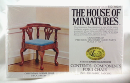 The House of Miniatures Chippendale Corner Chair #40037 - Circa 1750-1780 - £11.73 GBP