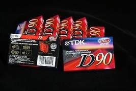 Lot Of 7 Nos Still Wrapped Tdk D90 High Output IECI/TYPE I Cassette Tape - £27.56 GBP
