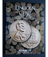 HE Harris Lincoln Cent Starting 2014 Penny Coin Folder #4 Album Book 4002 - $9.55