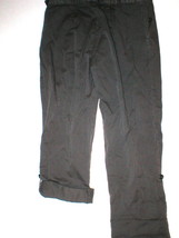 New Silence Noise Capri Pants Adjustable 0 Dark Gray Womens Urban Outfitters Med - $55.44