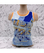 Women's Azzure Sky Blue | Yellow | Royal All Over Print Tank Top NWT - €45,00 EUR Women's Azzure Sky Blue | Yellow | Royal All Over Print Tank Top NWT - €45,00 EUR