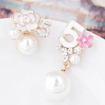 High quality 5 letter flower earrings Chain Famous Brand Designer  Jewelry Brinc - £6.39 GBP