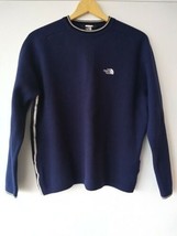 The North Face Men&#39;s Size M Blue Pullover Wool Sweater X - £11.91 GBP