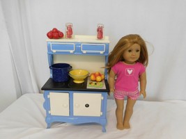 American Girl Doll Truly Me 2008 + American Girl Kit’s Cookstove and Produce & P - $143.58