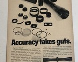 1970 Bausch &amp; Lomb Scopes vintage Print Ad Advertisement pa20 - $7.91