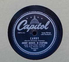 Johnny Mercer &amp; Jo Stafford 78 Candy / I&#39;m Gonna See My Baby A11 - £5.54 GBP