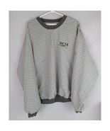 Vtg Carlyle Men&#39;s Green Plaid Pullover Windbreaker Jacket MCI Classics G... - $33.69 CAD