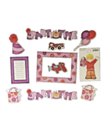 My Mind&#39;s Eye Party Time Scrapbook Die Cuts Frames 12 Piece Set - $6.95