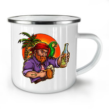 Pirate With Beer NEW Enamel Tea Mug 10 oz | Wellcoda - £20.15 GBP