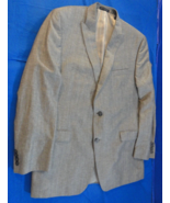 3 BUTTON DESIGNER CALVIN KLEIN GRAY SUIT JACKET 44L / 44 LONG - €33,37 EUR