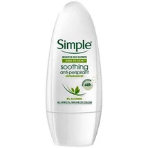 6 X Simple Soothing Anti Perspirant Deodorant Kind Skin Roll-On 50ml DHL... - £84.33 GBP