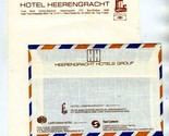 Hotel Heerengracht Stationery  Cape Town South Africa 1970&#39;s - $21.75