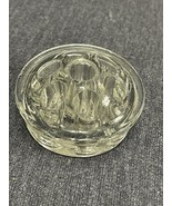 Large 2 1/2” Clear Glass Flower Frog for Flower Arrangements. 7 Holes &amp; ... - $8.71