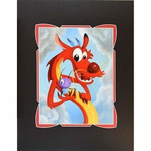 Disney Deluxe Art Print Luck and Honor Mushu by Kristen Tercek New - £103.36 GBP