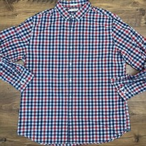 Hawker Rye Slim Button-Up Shirt Men&#39;s Size XXL Tall Long Sleeve Plaid Co... - $18.48