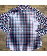 Hawker Rye Slim Button-Up Shirt Men&#39;s Size XXL Tall Long Sleeve Plaid Co... - $351.85 MXN