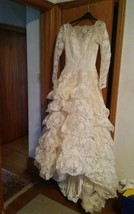 005 Vintage Alfred Angelo Le Boeuf Process Wedding Dress In Original Box 1950&#39;s - £799.34 GBP