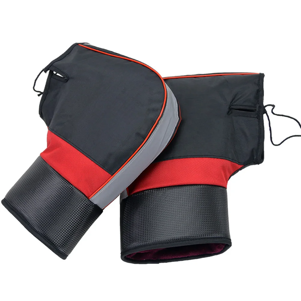 F pu winter thickened warm handlebar sleeve heat insulation gloves motorcycle accessory thumb200
