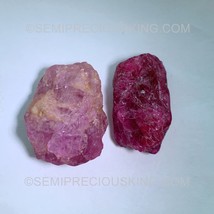 Natural Spinels Gemstone Rough Hot Pink Color Mogok Burma Loose Burma Rocks - £58.51 GBP