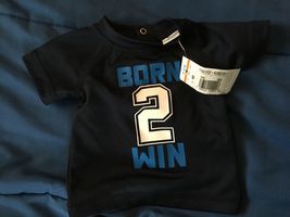 Boy's Navy Blue Swim Top Born 2 Win Newborn *NEW W/TAGS* r1 - $5.99
