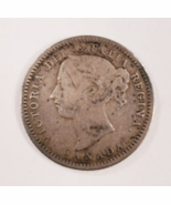 1887 Canada 10 Cents Silver Coin In VG Condition, KM 3 - $98.00