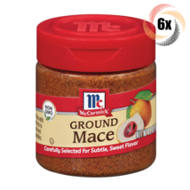 6x Shakers McCormick Ground Mace Seasoning | .90oz | Subtle Sweet Flavor - £43.03 GBP