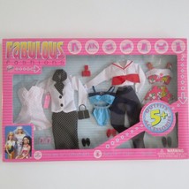Totsy Fabulous Fashions Set Barbie Clone 5 Outfits Walmart Exclusive Vin... - £42.83 GBP